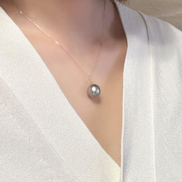 一点もの　Tahiti  pearl 11.8mm pendanttop necklace