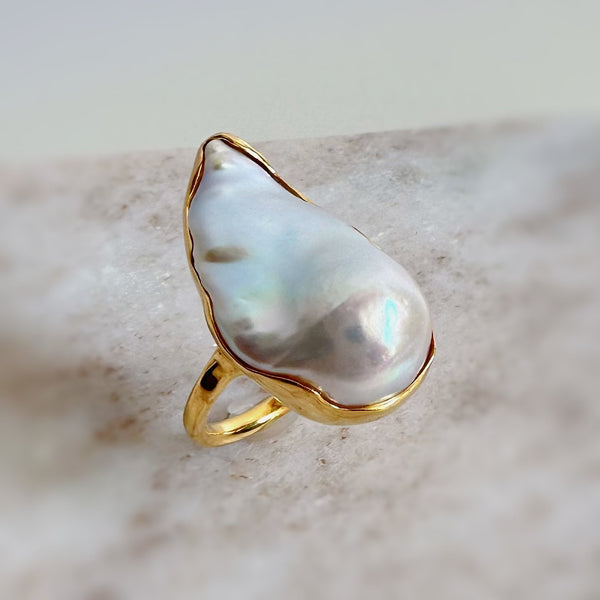 一点もの　baroque  pearl ring