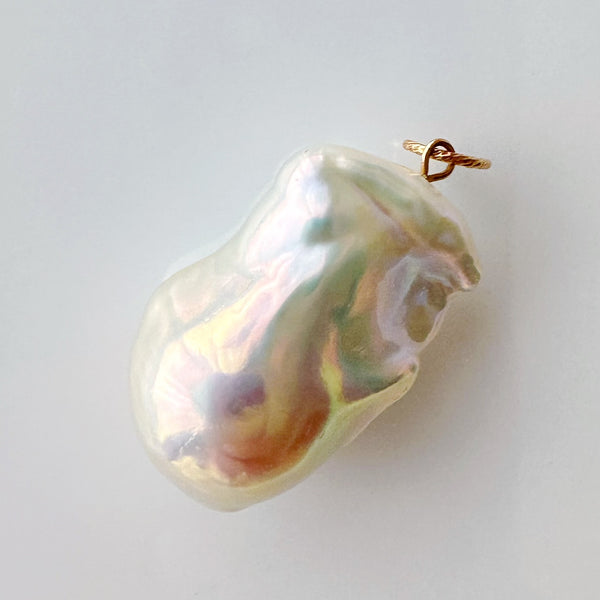 Special Baroque  pearl pendant top necklace