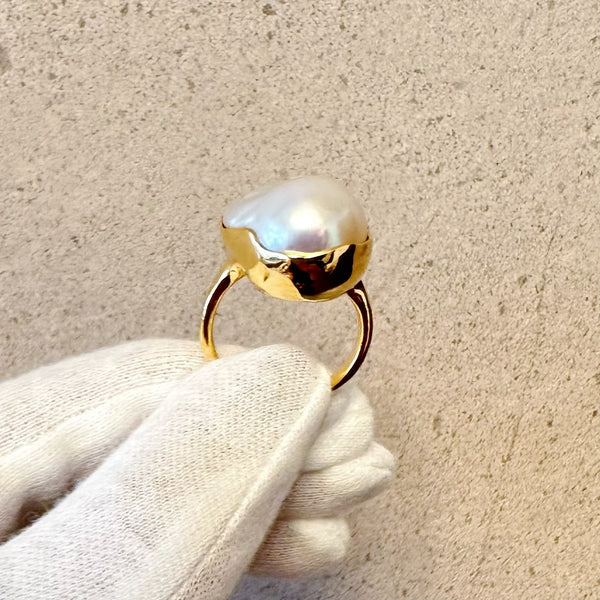 一点もの　baroque  pearl ring