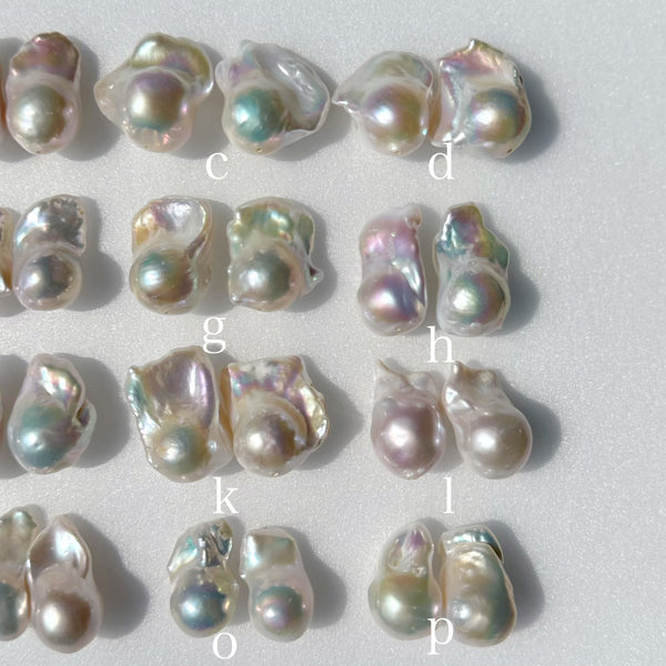 No.16 oyster baroque  pearl long wedding ピアス　イヤリング