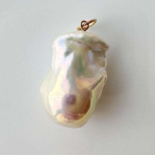 Special Baroque  pearl pendant top necklace