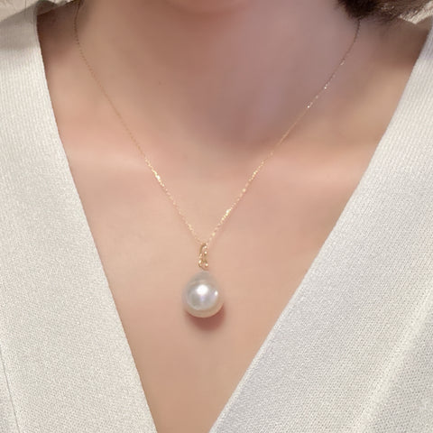 一点もの　South Sea pearl  13.8mm pendanttop necklace