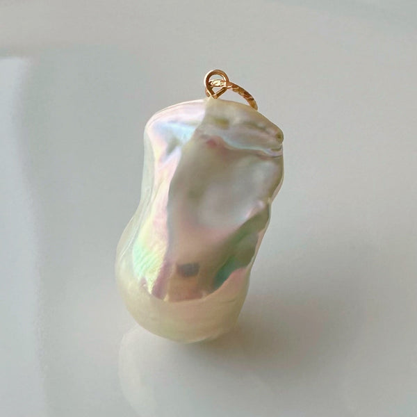 Special Baroque  pearl pendant top necklace