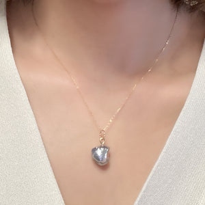 一点もの Akoya Blue 11.2mm pendant top necklace