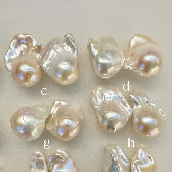 dot oyster baroque  pearl  ピアス　イヤリング