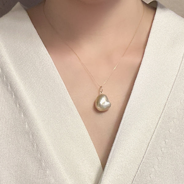 一点もの　South Sea pearl goldgradation pendanttop ネックレス