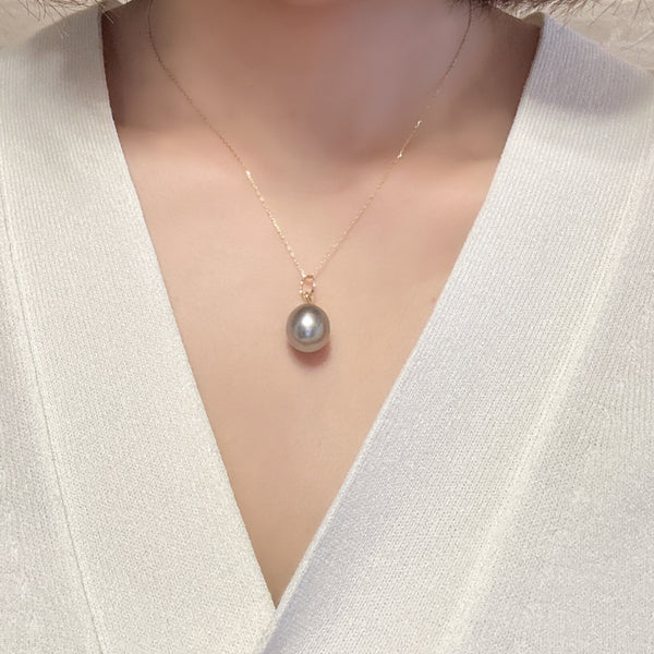 一点もの　Tahiti  pearl 11.8mm pendanttop necklace