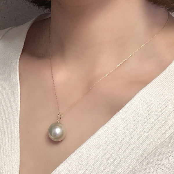 一点もの　south sea pearl 13.96mm pendant top ネックレス