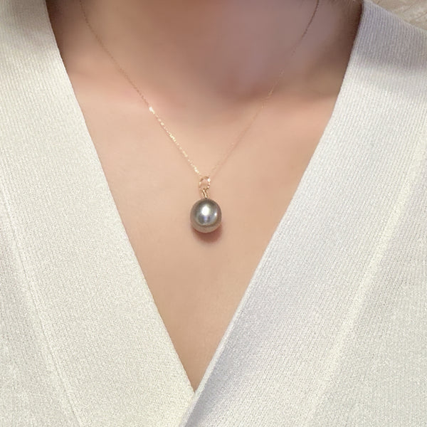 一点もの　Tahiti  pearl 11.8mm pendanttop necklace