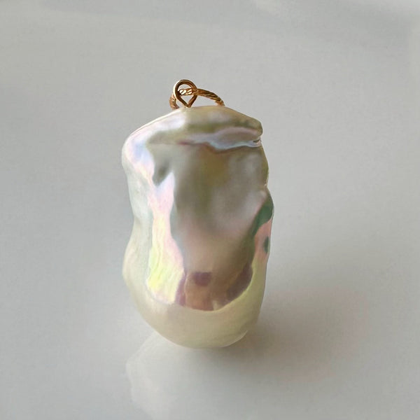 Special Baroque  pearl pendant top necklace