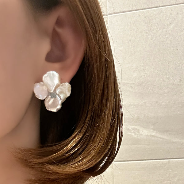 2way Hydrangea  wedding ピアス　イヤリング