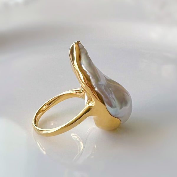 一点もの　baroque  pearl ring