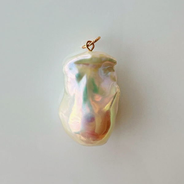 Special Baroque  pearl pendant top necklace