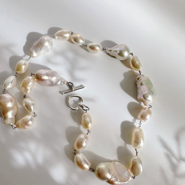 oyster baroque  pearl random ネックレス