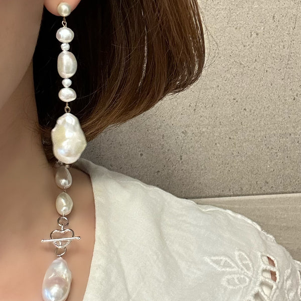 oyster baroque  pearl nuance ピアス　イヤリング