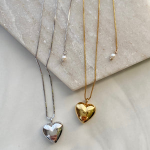 coeur motif necklace ネックレス - hikari pearl.