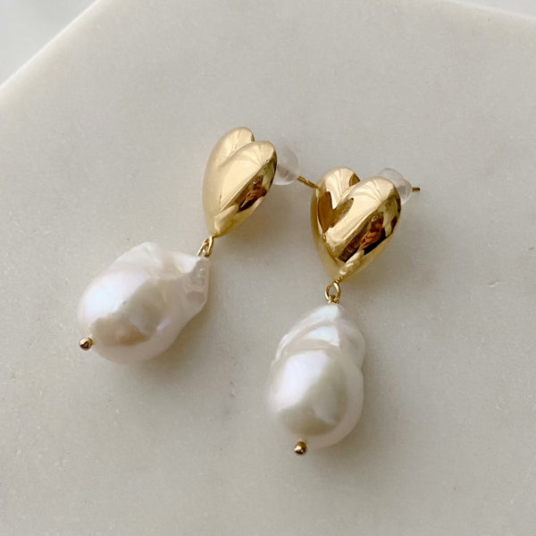 coeur oyster baroque  pearl ピアス　イヤリング - hikari pearl.