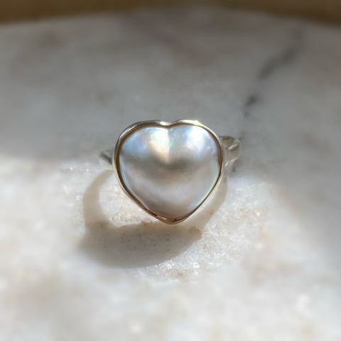 一点もの　coeur  pearl gray ring No.4 - hikari pearl.