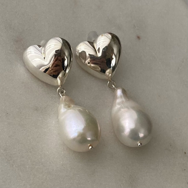 coeur oyster baroque  pearl ピアス　イヤリング - hikari pearl.