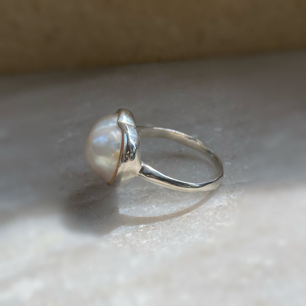 一点ものcoeur  pearl ring No.3 - hikari pearl.