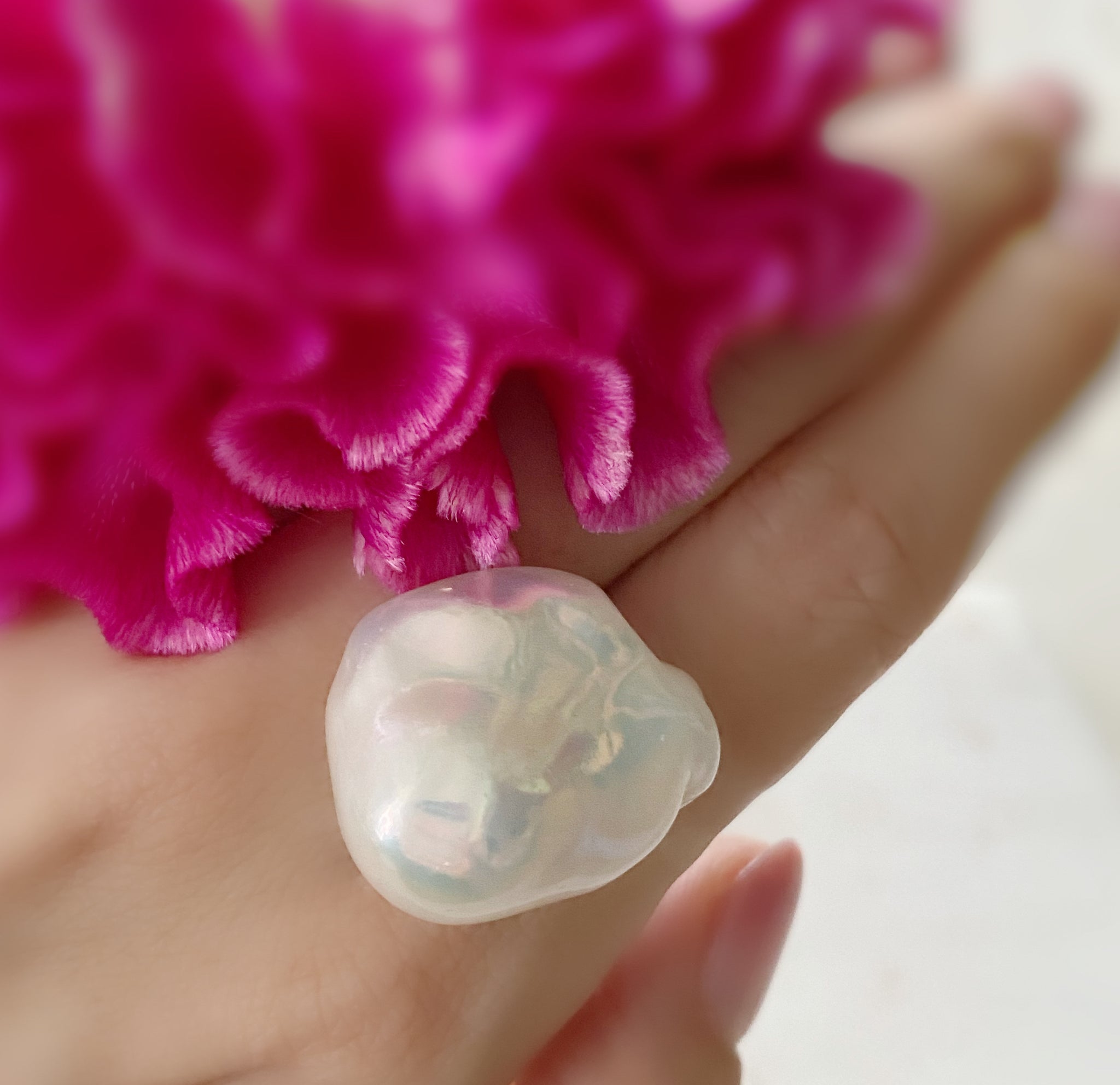 oyster baroque ring No.12 - hikari pearl.