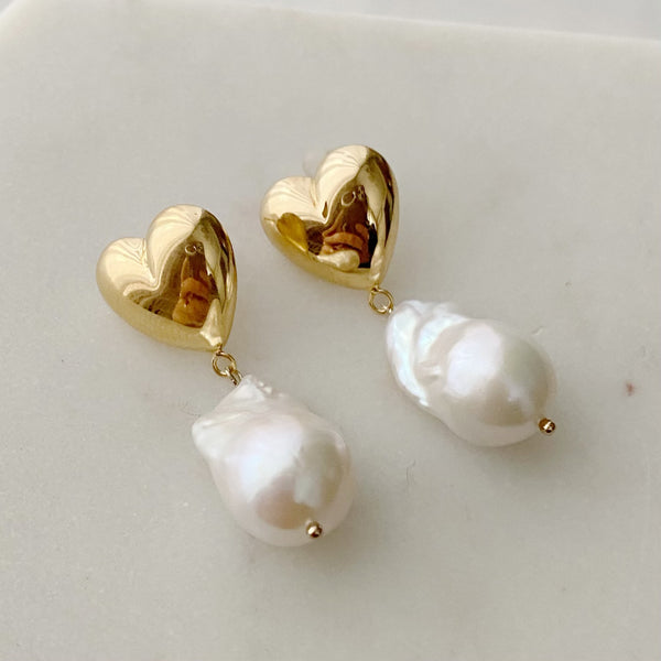 coeur oyster baroque  pearl ピアス　イヤリング - hikari pearl.