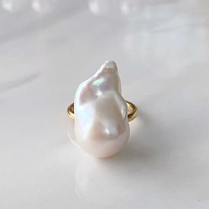 oyster baroque pearl ring セミオーダー