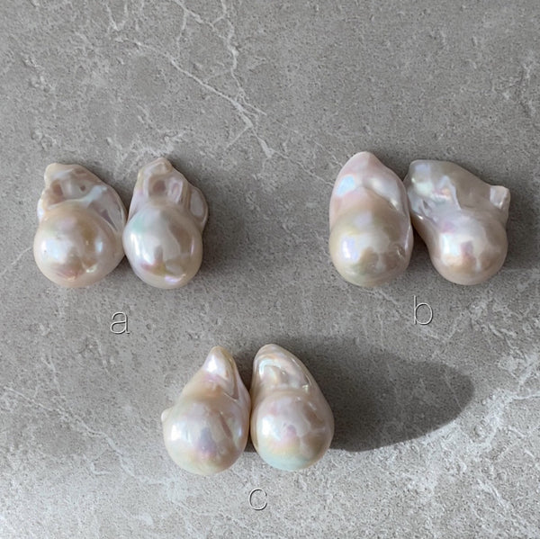 14kgf  Special baroque  pearl ピアス　イヤリング - hikari pearl.