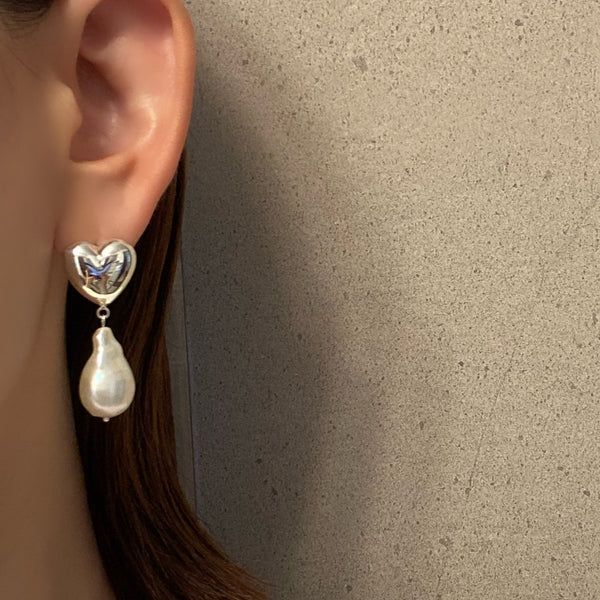 coeur oyster baroque  pearl ピアス　イヤリング - hikari pearl.