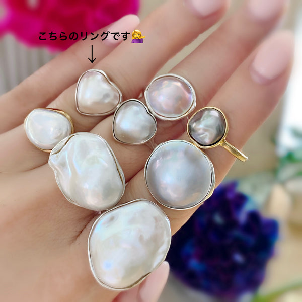 一点ものcoeur  pearl ring No.3 - hikari pearl.