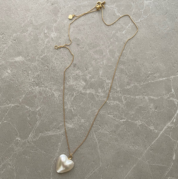 cœur motif  pearl chainネックレス - hikari pearl.