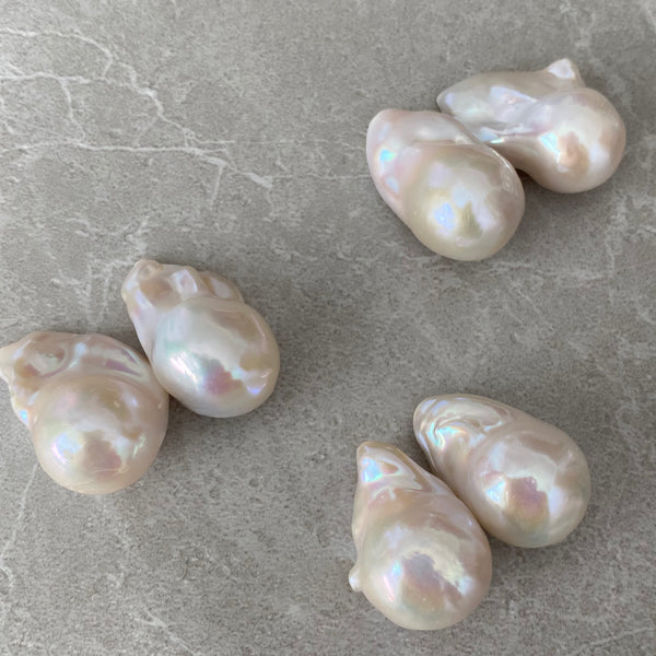 14kgf  Special baroque  pearl ピアス　イヤリング - hikari pearl.