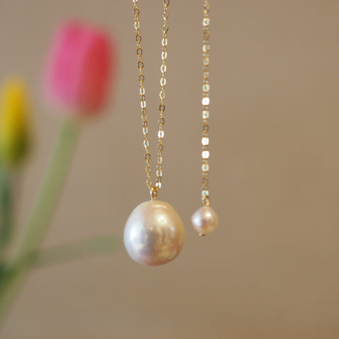 teardrop  pearl long ネックレス - hikari pearl.